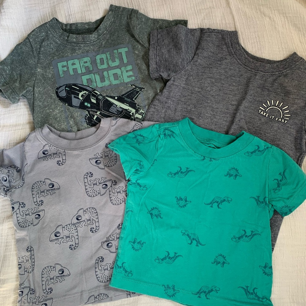 Kids Graphic T-Shirts - Set of 4